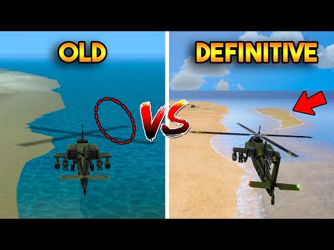 GTA VICE CITY DEFINITIVE EDITION VS ORIGINAL OLD EDITION (NEW UPDATED THINGS)