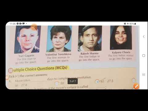 Moon and artificial satellites, class 5 ,Science