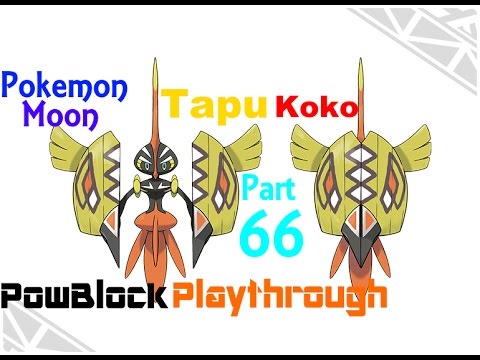 Pokemon Moon (3DS) Playthrough pt66 - Tapu Koko Guardian of Melemele Island