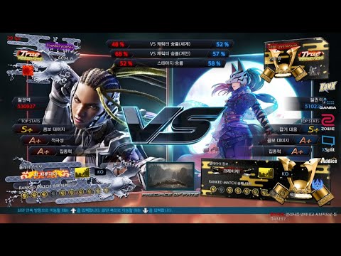 strawberryjamsea (M raven) VS eyemusician (kunimitsu) - Tekken 7 Season 4