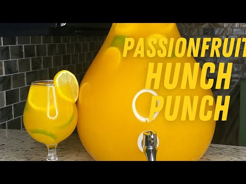 Refreshing Passion Fruit Hunch Punch | Easy 4-Ingredient Drink for Outside Vibes