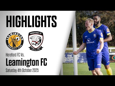 HIGHLIGHTS | Leamington FC 1-2 Hereford FC