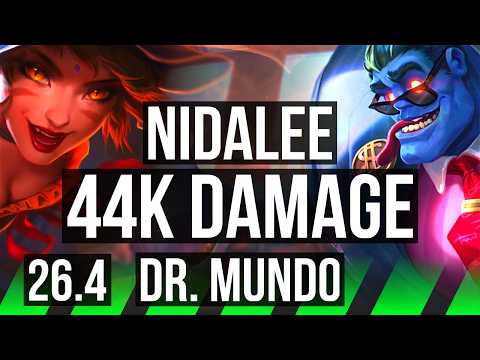 NIDALEE vs DR. MUNDO (JGL) | 44K damage, Good KDA: 17/1/5 | EUW Diamond | 26.4
