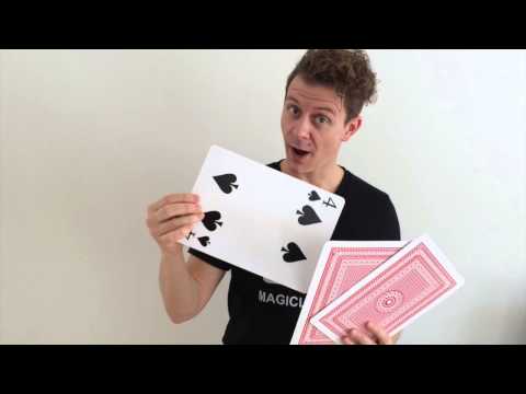 Giant Three Card Monte - Tobbe Trollkarl Magicland.se