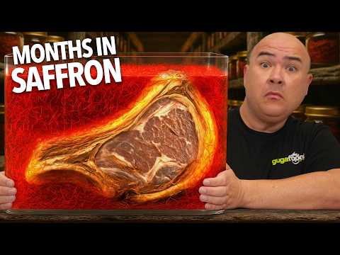 I Soaked Steaks in SAFFRON for months and ate it!