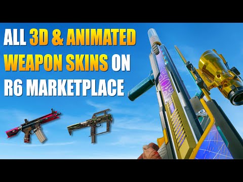 Every 3D & Animated Weapon Skin On R6 Marketplace (Y10S2)