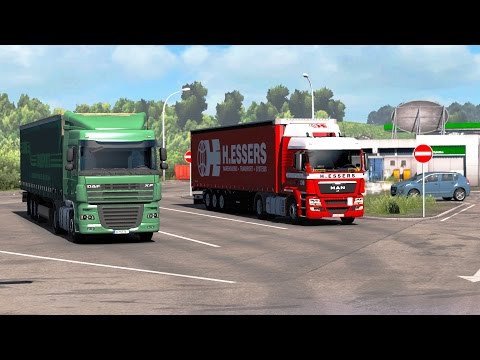 ETS 2 1.27 public beta MAN TGS  Calais - Brussel