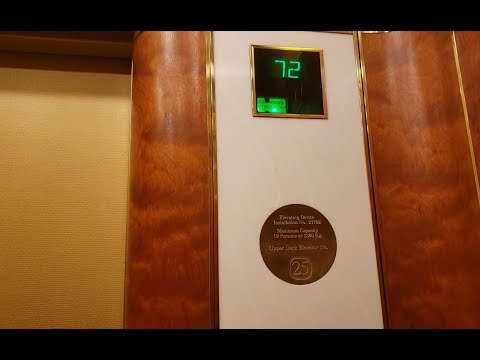 ULTRA FAST Otis High Speed Traction Double Deck Elevators at First Canadian Place - Toronto ON