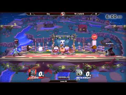 VS Paragon LA Smash 4 Sponsorship - Losers R8 - Day (Lucario) vs Seibrik (MK)