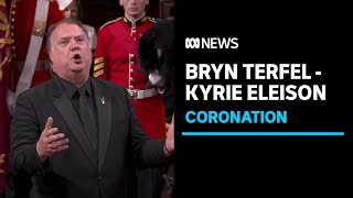King Charles III coronation: Bryn Terfel sings Kyrie eleison | ABC News