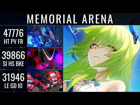 SSS Kosma 47776 | SSS Jizo 39866 |  Hephaestus 31946 - HI3 Exalted Memorial Arena