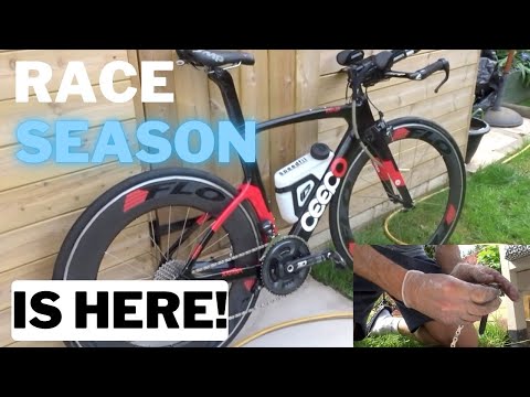 What do I ride | Ceepo Katana Service | Race season is here! #triathlon #triathlete
