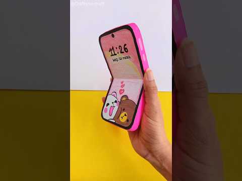 Paper Phone Craft 🤩 | Diy Paper Phone #paperphone #shorts #crafts-to-craft