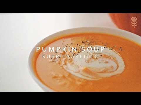 KURPITSAKEITTO (vegaani) | Pumpkin Soup recipe (vegan)
