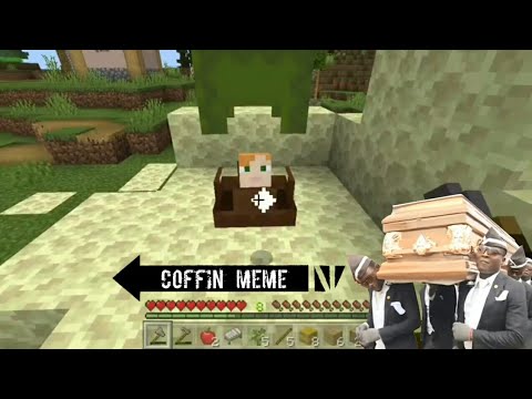 Coffin Meme but it's CURSED Part 1 - Minecraft