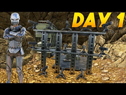 Raiding Day 1 For Slot Caps Of Insane Loot - ARK