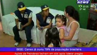 Censo já ouviu 79% da população Coleta de dados está mais adiantado na Paraíba