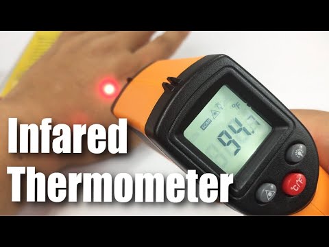 Top one digital laser ir infrared handheld thermometer revie...