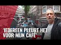 Bergen met troep in de Van Spilbergenstraat
