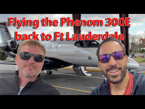NJ to FL with Steveo1kinevo: Full Phenom 300E Cockpit Ride