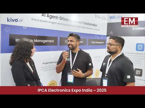 Kivo.ai at IPCA Electronics Expo 2025 | AI-Powered Innovation | Efficient Manufacturing Interview