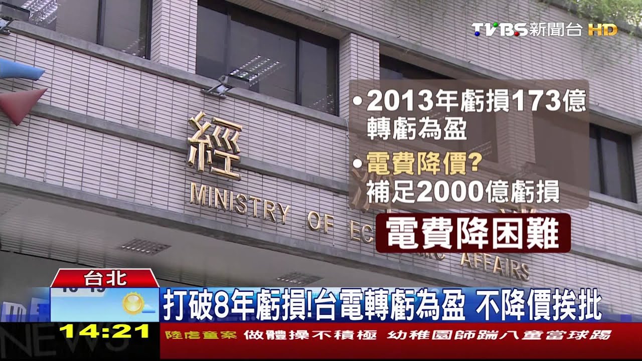 賺200億降電費? 台電:帳上虧損需先補