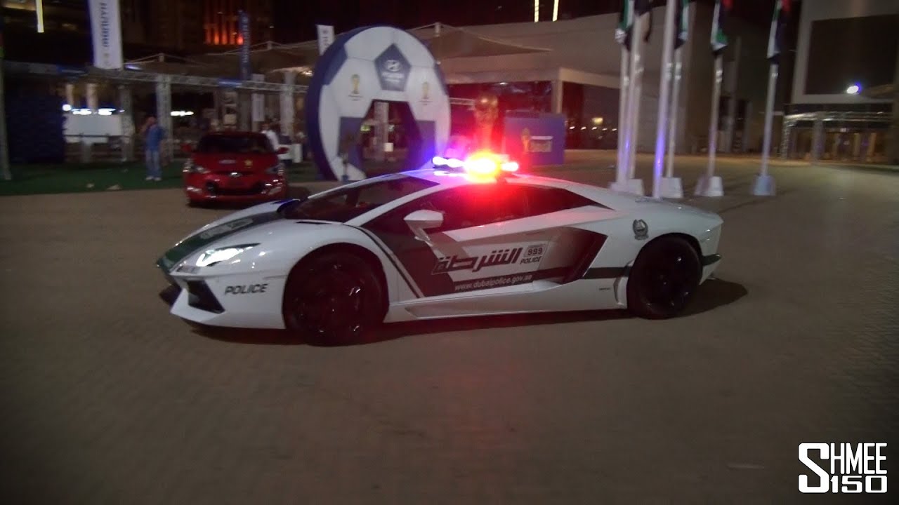 Dubai Police Supercars in Action - Brabus B63S, Aventador, SLS, Bentley Conti GT