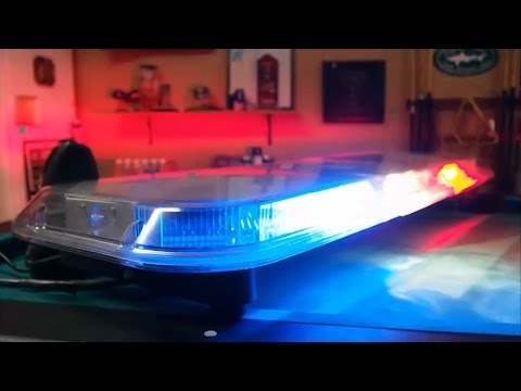 STAR SVP RAZOR LED LIGHTBAR *RED/BLUE* POLICE