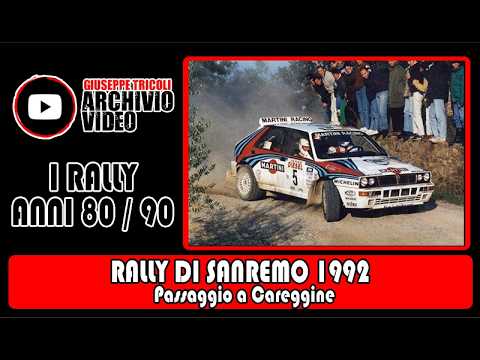 Rally di Sanremo 1992   Passaggio a Careggine