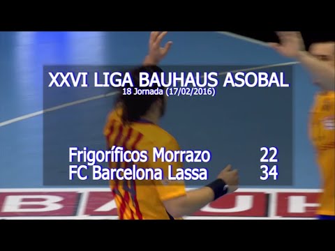 LIGA BAUHAUS ASOBAL J18 Frigoríficos Morrazo - FC Barcelona Lassa 22 - 34