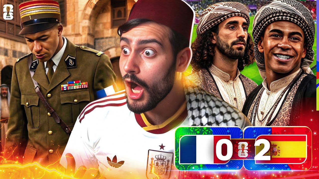 🚨رجال حارة برشلونة ومدريد طلعو الفرنساوي والكومندان من كأس العالم🔥  