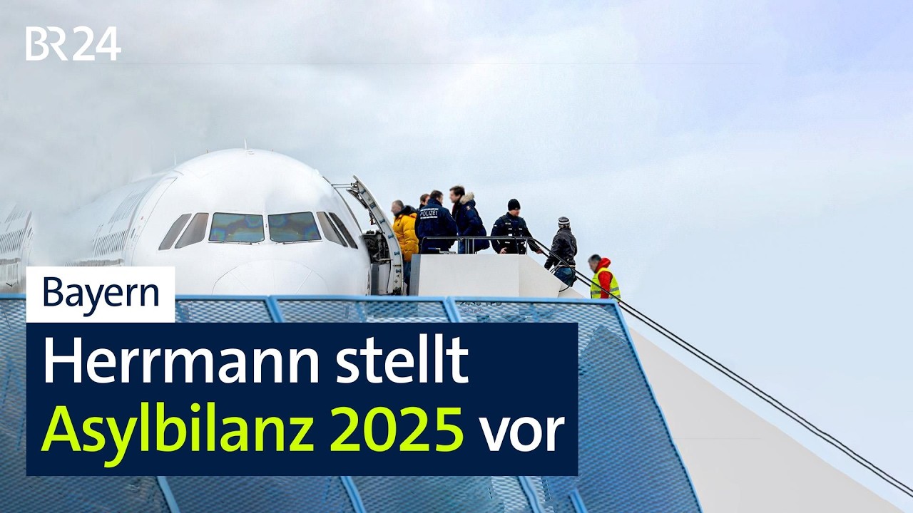 Bayern: Herrmann stellt Asylbilanz 2025 vor | BR24