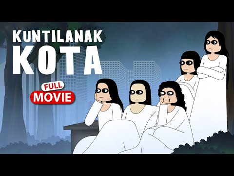 KUNTILANAK CITY (Full) | KUNTI BESTI Eps. 8 | Compilation of funny ghost cartoons, funny cartoons