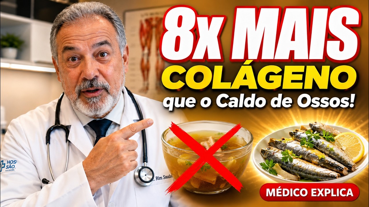 Esqueça o Caldo de Ossos! Este Alimento COMUM Tem 8x Mais Colágeno | Médico Explica