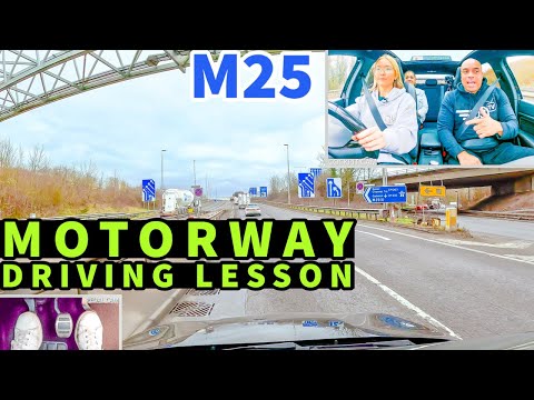 Learner Kelly's First Motorway Driving Lesson!