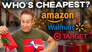 Holiday Price Battle — Amazon vs Walmart vs Target