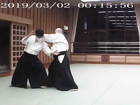 合気道鉄石会　横面打ち　早返し　捌きの極意