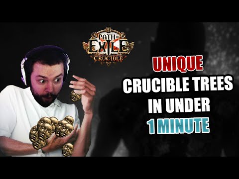 How to farm UNIQUE CRUCIBLE trees FAST!