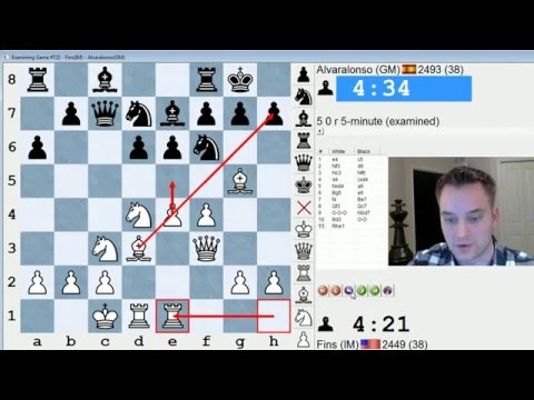 Blitz Chess #420: IM Bartholomew vs. GM Alvar Alonso Rosell (Sicilian Defense)