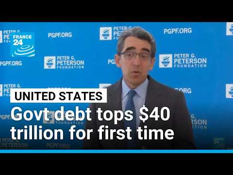 US national debt tops $40 trillion for first time, dealing blow to Trump