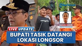 Datangi Lokasi Longsor Salawu & Taraju, Bupati Cecep: Tasikmalaya Tanggap Darurat Bencana