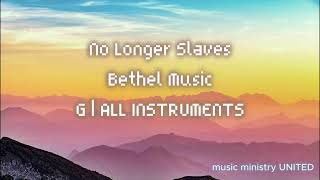 No Longer Slaves | Bethel Music | Key of G
