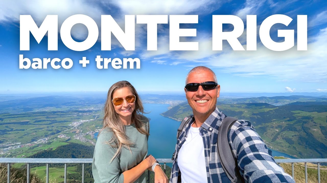 MONTE RIGI | passeio de BARCO + TREM saíndo de LUCERNA, tudo inlcuso no SWISS TRAVEL PASS! 4k🇨🇭