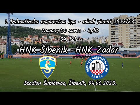 1. Dalmatinska liga 2022/23. - ml. pioniri - HNK Šibenik - HNK Zadar  3:0