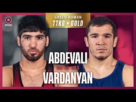 Aram VARDANYAN (UZB) vs. Alireza ABDEVALI (IRI) | ASIAN WRESTLING CHAMPIONSHIPS 2025 | GR 77Kg