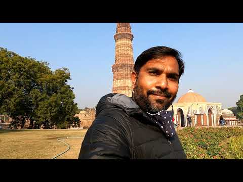 Qutub Minar Mehrauli Delhi India  by Traveler Dhiren