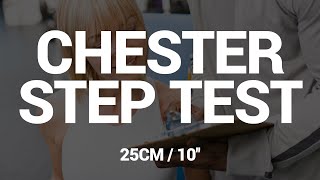Chester Step Test with digital countdown and sound