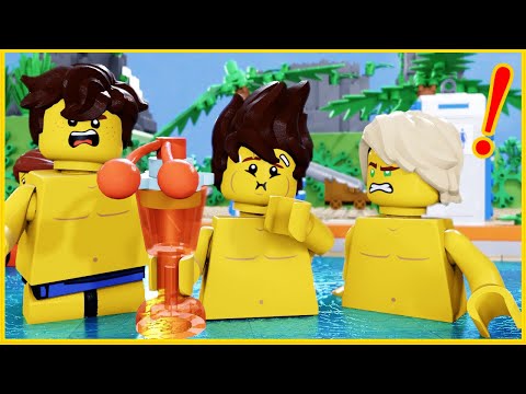 Lego Ninjago Swimming Pool Funny Moments Compilations
