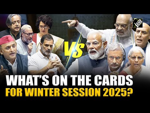 Parliament’s Winter Session 2025 to begin from Dec 1, set for key bills, debates, financial agendas