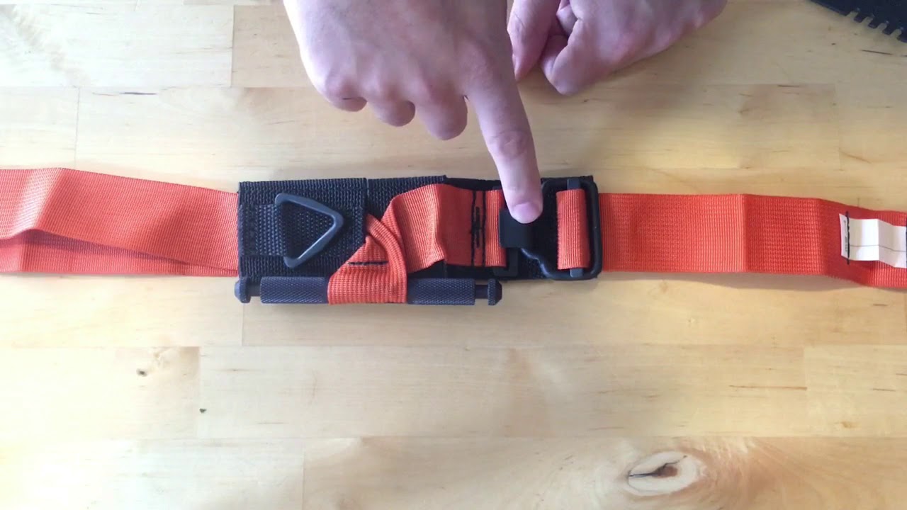 Flat-folding the updated SOFTT Wide Tourniquet
